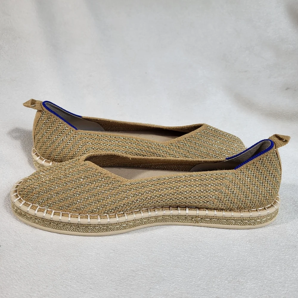 Rothy's Tan Espadrilles Slip-On Comfort Women’s Size 10.5